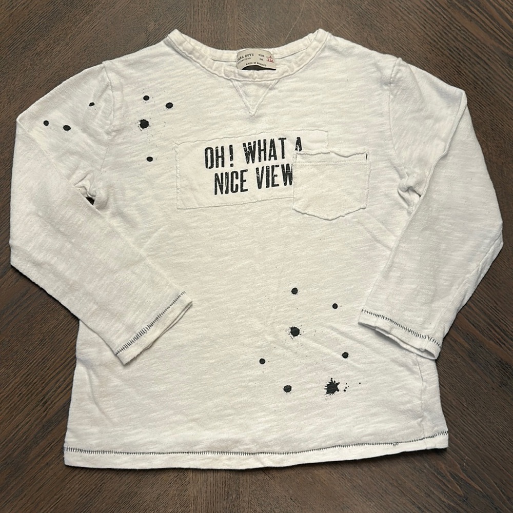 Zara boys long sleeve t-shirt size 6